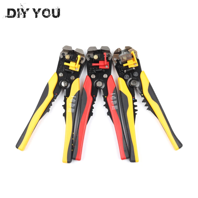 

HS-D1/D2 Crimper Cable Cutter Automatic Wire Stripper Multifunctional Stripping Tools Crimping Pliers Terminal tools 0.2-6.0mm2