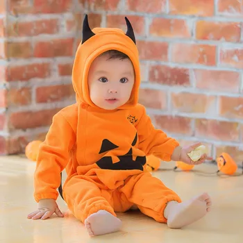 

Newborn Infant Baby Boys Girls Kids Halloween Hooded Romper Jumpsuit Bodysuit