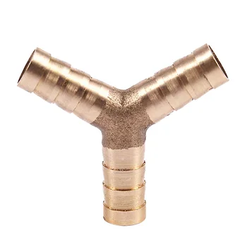 

Brass Y-hose Hose connection for 10 mm inner Dia air water pipe