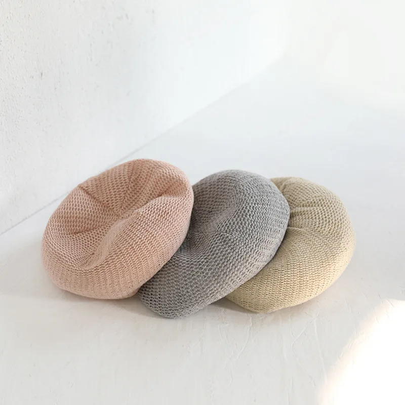 

Lady Autumn Winter Berets Hat Painter style hat Women Wool Vintage Berets Solid Color Caps Female Bonnet Warm Walking Cap FA