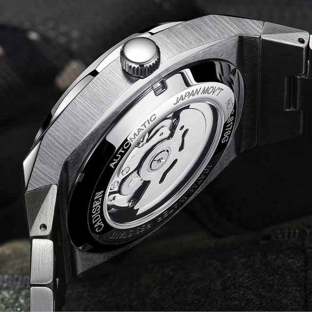 CADISEN New 42MM Men Watches Mechanical Automatic NH35A Blue Watch Men 100M Waterproof Brand Luxury Casual Business Wristwatch 3