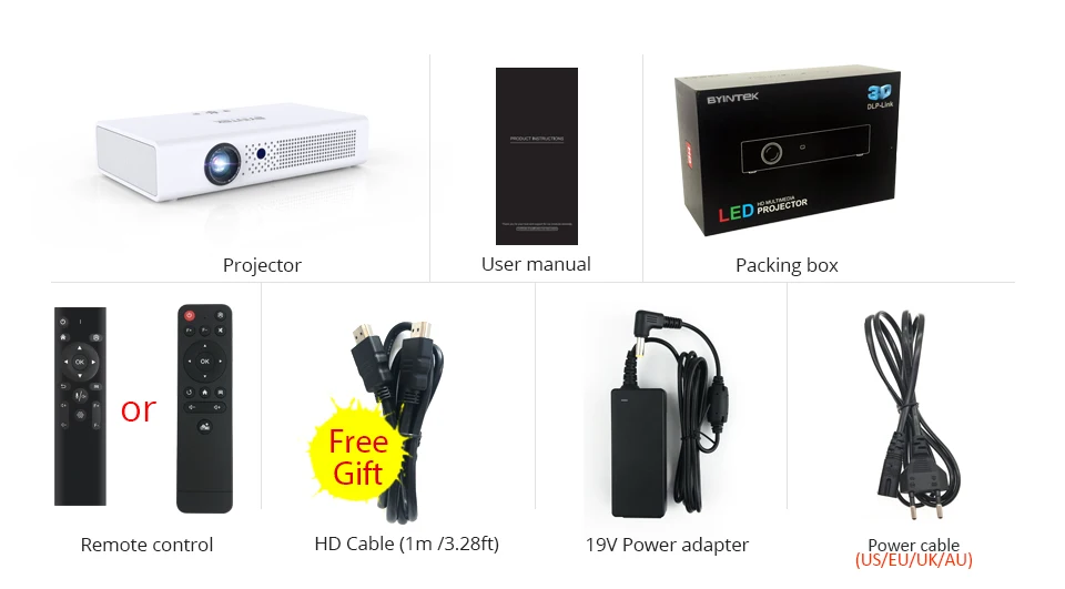 BYINTEK R19 2K 3D 300inch Smart Android WIFI Video LED 30 Hac67b235b1534674991df3aa1b9698edn