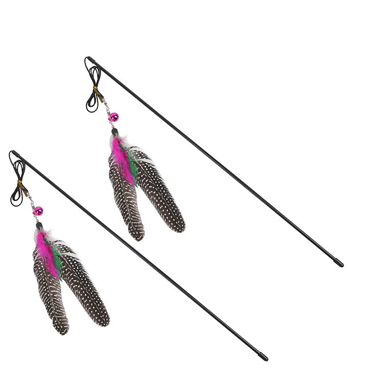 Bird feathers Хит, игрушка для кошек, прорезыватель, разноцветный, птица, перо, товары для кошек, Ловца, прорезыватель, игрушки, товары для кошек - Цвет: Bird feathers