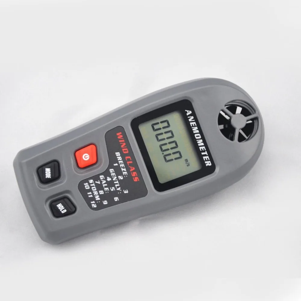 

MT-20 Digital Anemometer Large LCD Display Wind Speed Meter 30m/s Anemometer Portable Hand-held Measure Tool