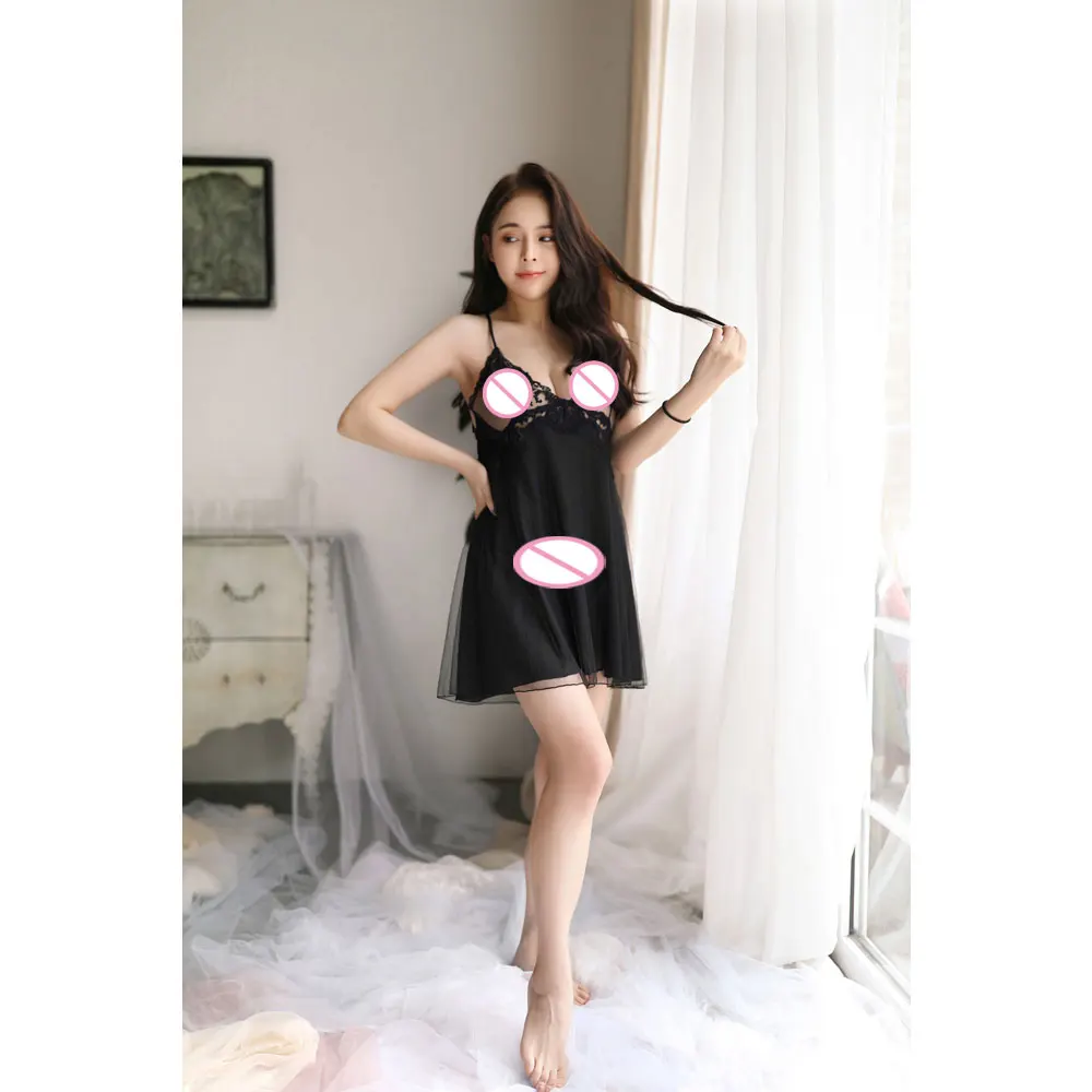 Sexy Lingerie Porno Sexy Underwear Lace Women Erotic Costumes Babydoll Dress Sleepwear Nightgown Sex Suit for Adult