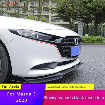 

For Mazda 3 Axela 2020 The Exterior Front Center Grill Bright Decoration Frame