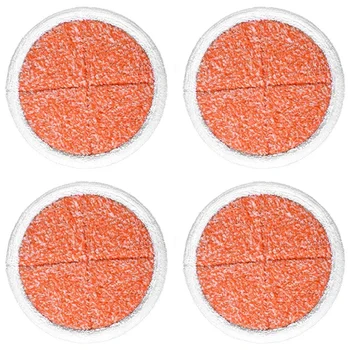 

4 Pack Mop Pads Replacement for Bissell Spinwave 2039A 2124 Orange