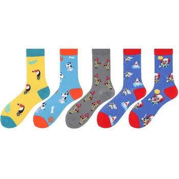 

10 pair of Socks Women Korean Harajukukawaii Funny Socks Japanese Streetwear Fashion Animal Cartoon Cute Socks 11004