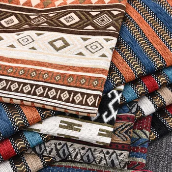 

Width 59" Sofa Cover Cloth Thick Chenille jacquard Damask Fabric DIY Tablecloth Decorative Backdrop Bohemia Material