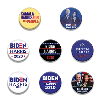 

8Styles Joe Biden For President 2020 Democratic Candidate Badge Accessories Kamala Harris For The People Brooch Car Accessories