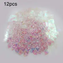 Лак для ногтей Стикеры 6/12/24 листов разноцветный лак полый Стикеры салон 3D нейл-арта трафаретная наклейка Bling Стикеры s для нейл-арта, Красота