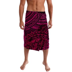 Polynesian Print Fabrics Custom Pattern Polyester Material Loose Thoreau Samoan Tattoo Pattern Designs Men Pocket Pants Skirt