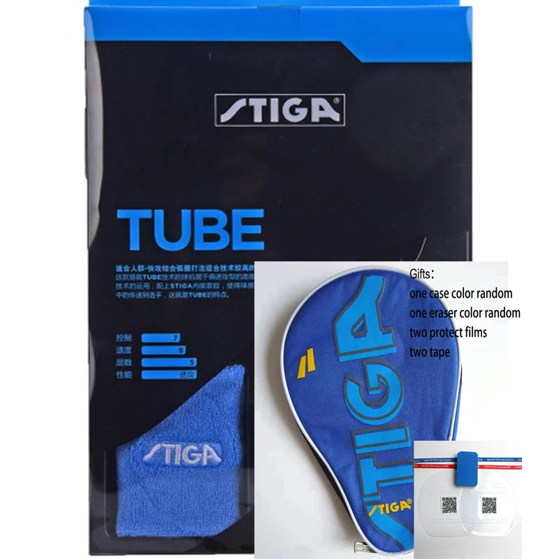 Оригинальная ракетка для настольного тенниса STIGA TUBE с 5 звездами готовая пинг
