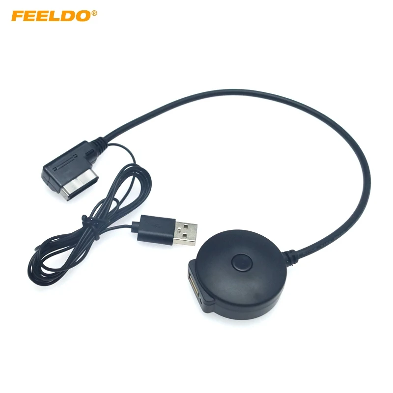 FEELDO 5 компл. Автомобильный MMI AMI интерфейс к 2,0 USB Bluetooth аудио кабель для Audi A1 A3 A4L A5 A6L A8 Q3 Q5 Q7 TT инструмент адаптер# HQ6259
