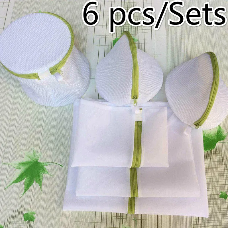 Sale 6Pcs/комплекты Прачечная сумка Для женщин бюстгальтер нижнее бельё для девочек