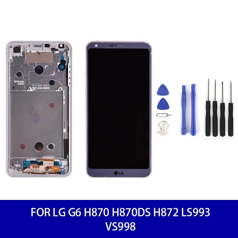 For LG G6 H870 H870DS H872 LS993 VS998 US997 Lcd Display Touch Screen Panel Digitizer Assembly Replacement Parts | Мобильные