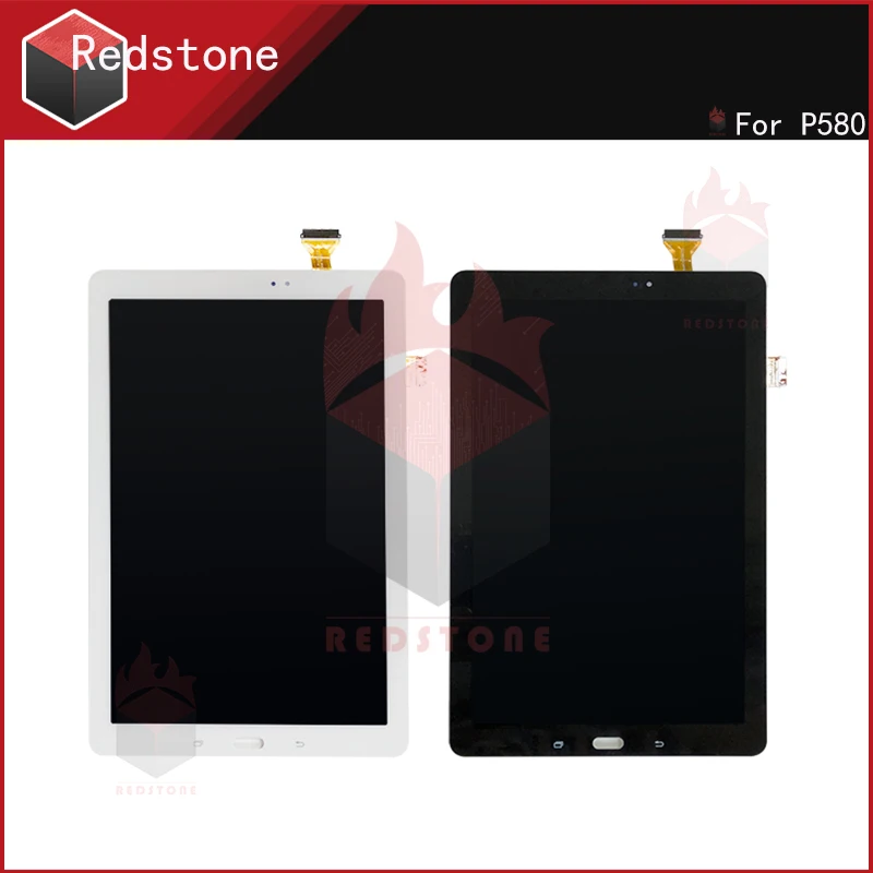 Redstone Полный Новый для Samsung Galaxy Tab A 10 1 2016 P580 сенсорный экран дигитайзер ЖК-дисплей в