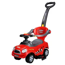 Chariot à roulettes pour enfants, poussette, trottinette, marcheur Musical, voiture coulissante, quatre roues, jouet