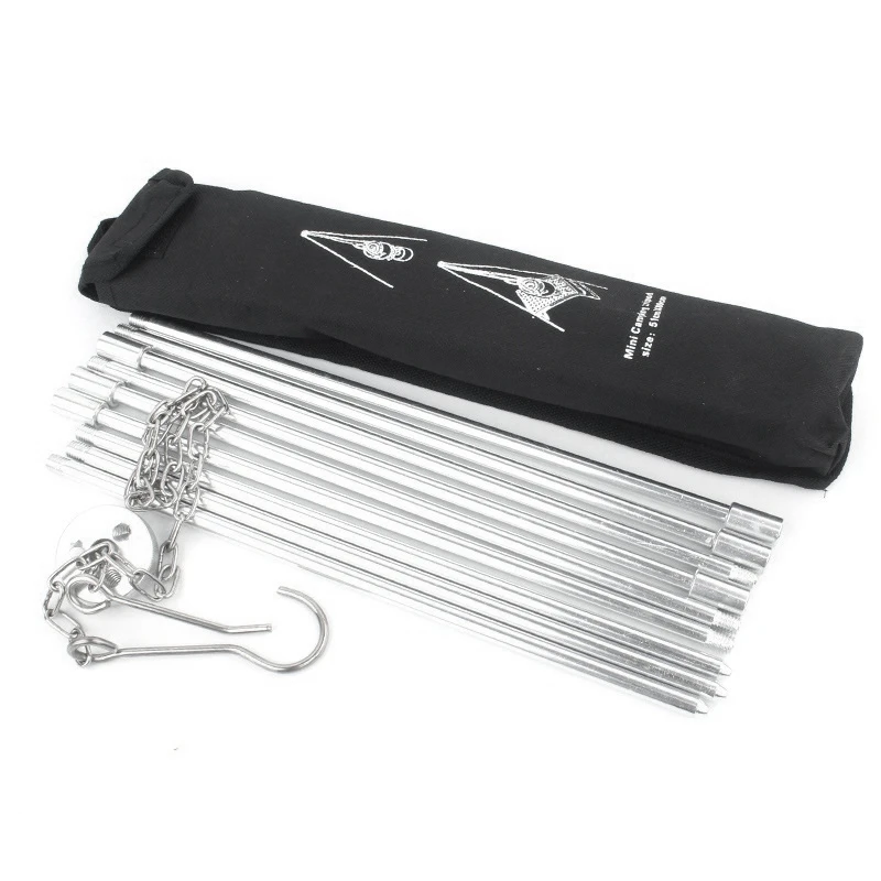 

Aluminum Alloy BBQ Grills Dutch Oven Hanging Tripod Portable Folding Outdoor Camping Picnic BBQ Tripod Cooking Campfire Grills