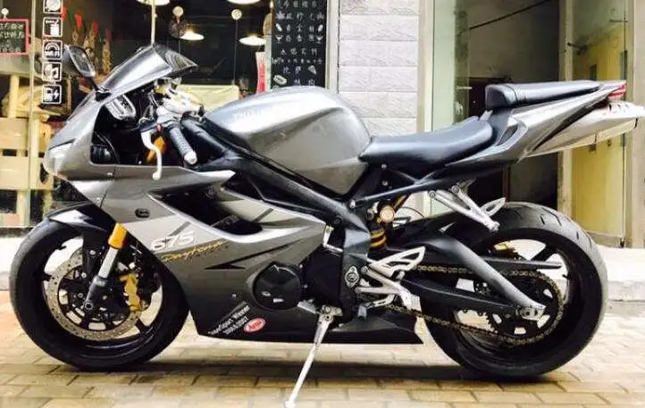 ABS литья под давлением мотоцикл обтекатели комплект подходит для Triumph Daytona 675R 675 2006 2007 2008 06 07 08 серый