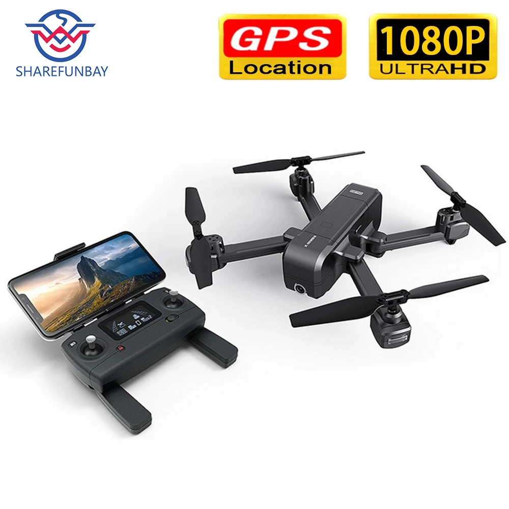 Оригинал MJX X103W Дрон с GPS HD 1080P 5G WiFi четырехосный Безголовый режим умный возврат без