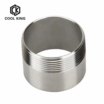 

CK 1/4" 3/8" 1/2" 3/4" 1" 2“ BSP Male Equal Straight Welding Nipple Joint Pipe Connection 304 Stainless Steel connector Fittings