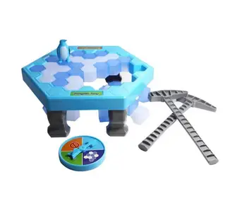

MINI Ice Breaking Save The Penguin Family Fun Game Penguin Trap Activate Funny Table Game Interactive Entertainment Toy