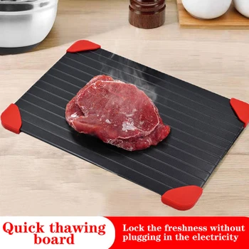

1pcs Fast Defrost Tray Fast Thaw Frozen Meat Fish Sea Food Quick Defrosting Plate Board Tray Kitchen Gadget Tool Dropshipping