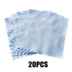 Chiffons de nettoyage, Nano céramique revêtement de verre de voiture, accessoires microfibre, polisseuse pelucheuse, chiffon de nettoyage de détail, 20 pièces 
