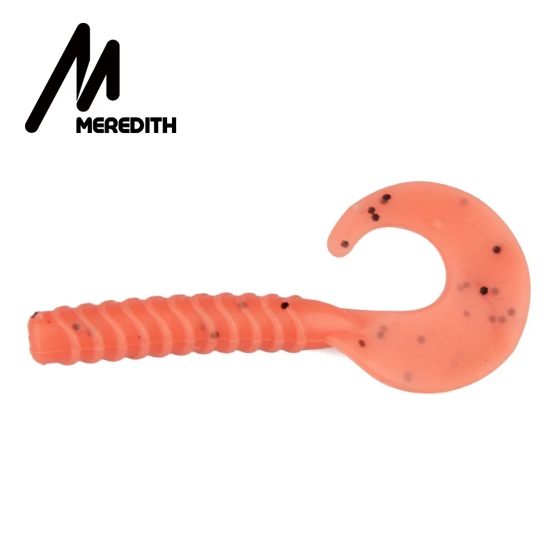 MEREDITH 15 шт./лот силиконовая приманка 60 мм 1,3 г искусственные приманки Pesca Maggots Grub рыболовная приманка червь рыболовные приманки - Цвет: C