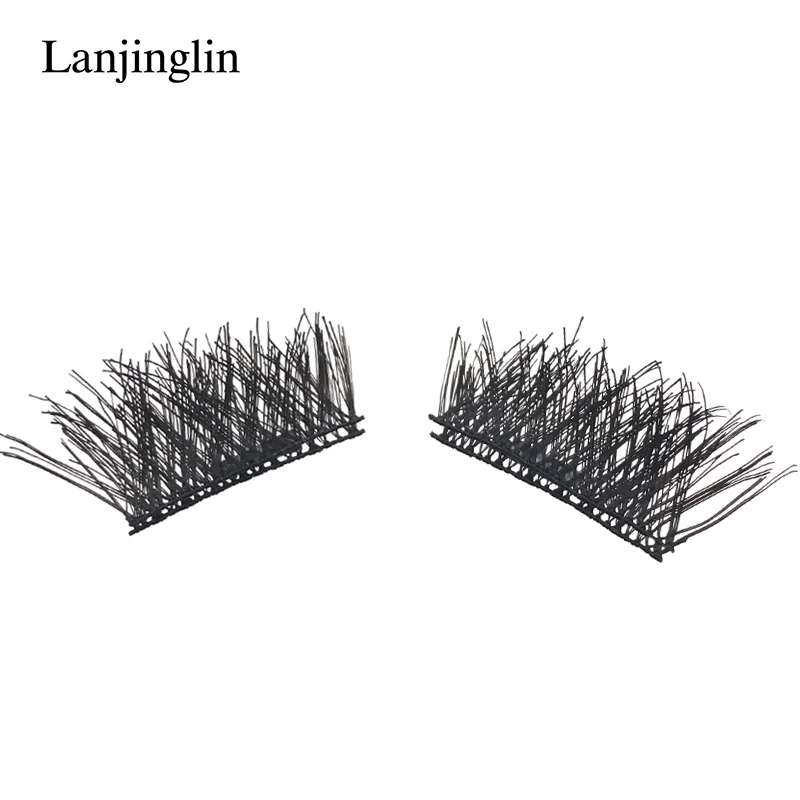 1 Pair Magnetic Eyelashes Natural Long Handmade 3D Mink Lashes Makeup Set Extension Tools Magnetic Lashes maquiagem fake eyelashes