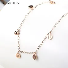 XUANHUA ювелирные изделия из нержавеющей стали женские браслеты из розового золота женские модные браслеты женские ювелирные аксессуары