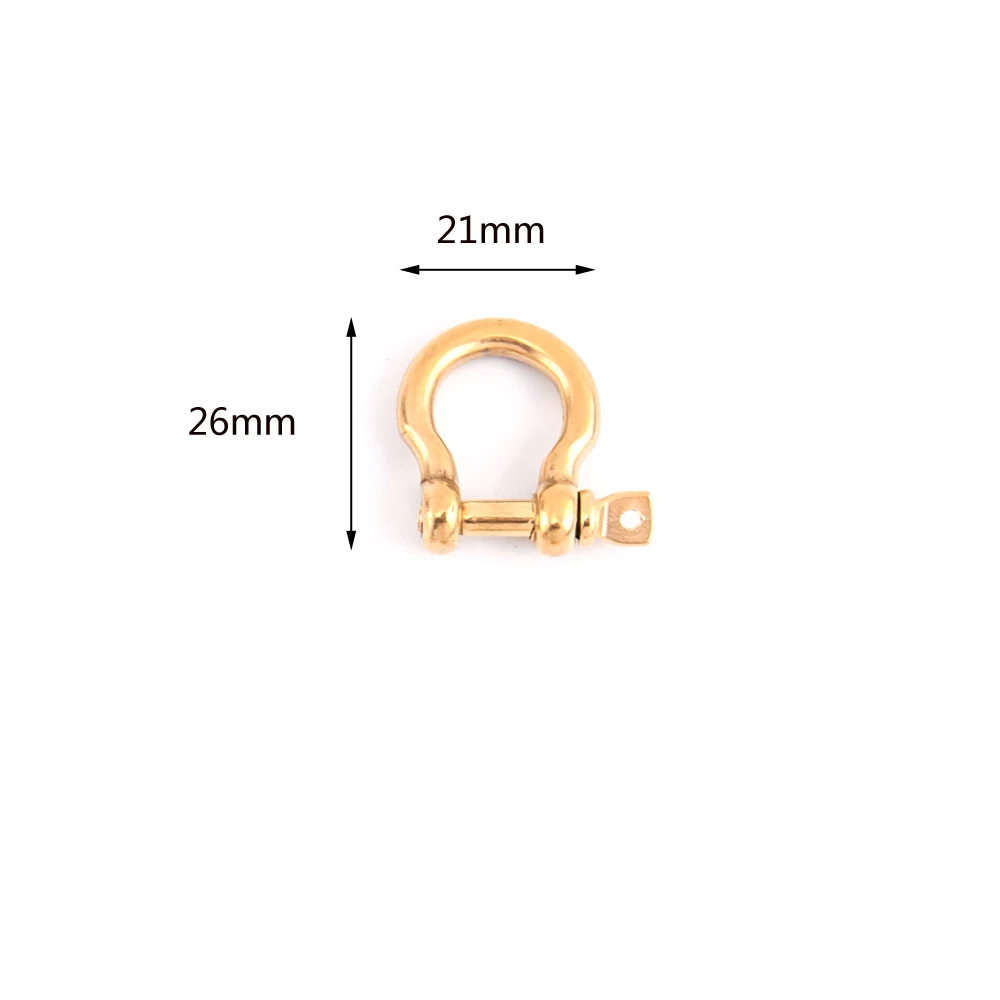 Horseshoe -Gold Нержавеющая сталь золотой цвет сильная Скоба U подвеска с карабином оснастка крюк Шарм скалолазание Пряжка Подкова застежка - Окраска металла: Horseshoe -Gold