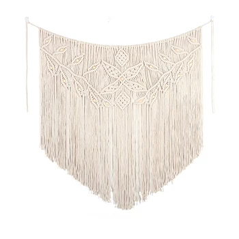 

Handicrafts Heart Macrame Wall Hanging Tapestry Bohemian Woven Tapestry Geometric Art Bedroom Living Room Decoration