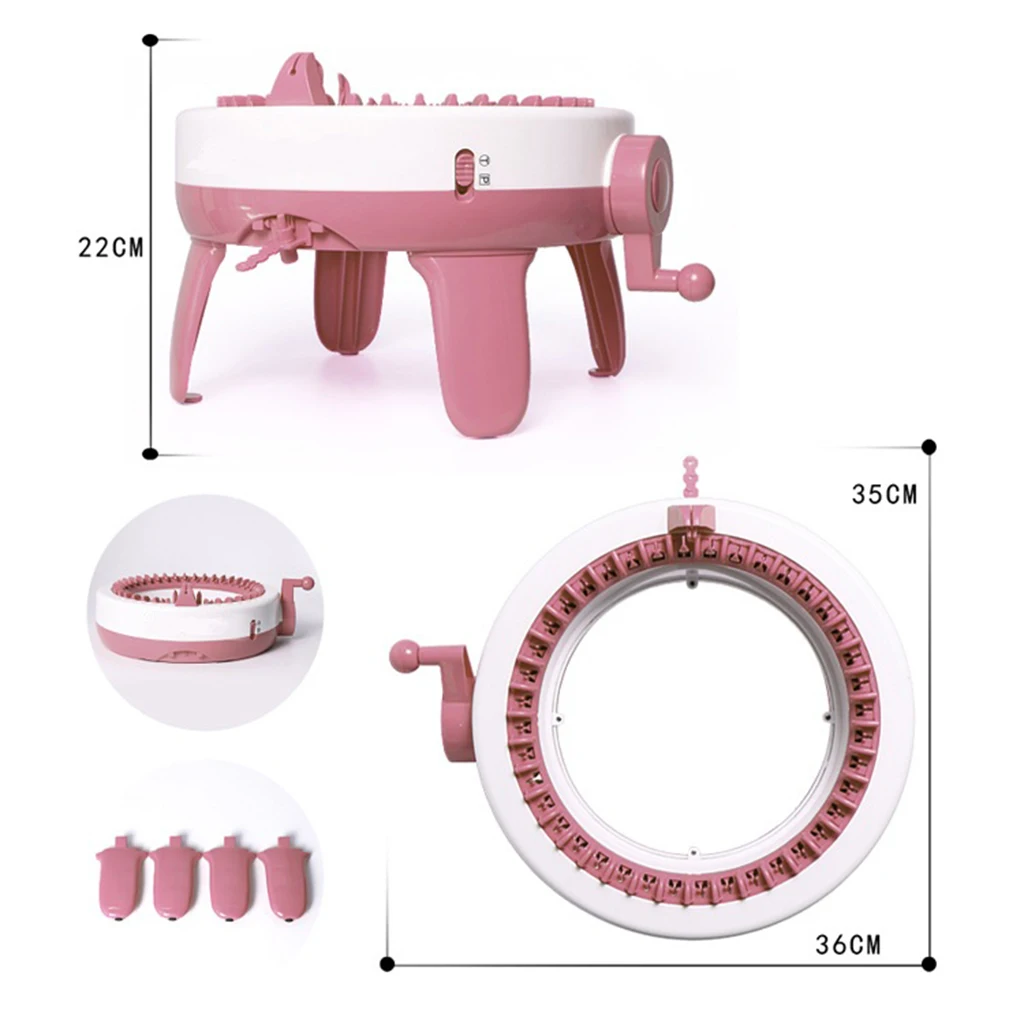 40 Needles Large Size Knitting Loom Scarf Hat Hand Weaving Machine Toys for Kid Adult for DIY