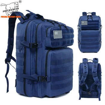 

big capacity 3P tactical assault backpack 45l outdoor camping bagpack molle system military hunting rucksack paintball backpack