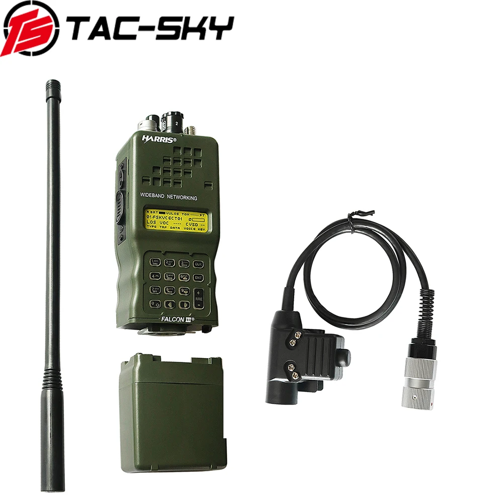TAC SKY Military Tactical Walkie Talkie Model Harris AN / PRC152 152A