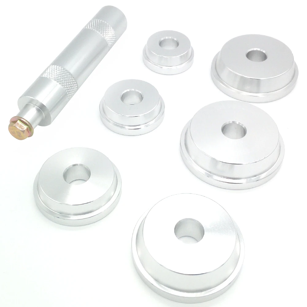 

7 Pcs Disassembly Seal Driver Installing Removal Car Repair Hand Truck Durable Maintenance Bearing Race Set Aluminum Alloy Tool