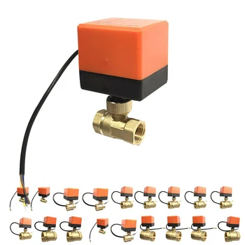 

Motorized Electric Ball Connector Brass Thread 2/3 Ways for Air Conditioner Direct Current ALI88