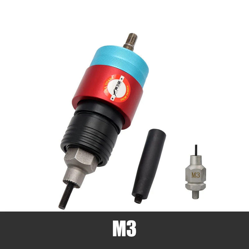 Ceny Elektryczna nitownica do nitonakrętek Adapter automatyczne wkładka gwintowane Rivnut narzędzie do nakrętek nitowania M3 M4 M5 M6 M8 nakrętki