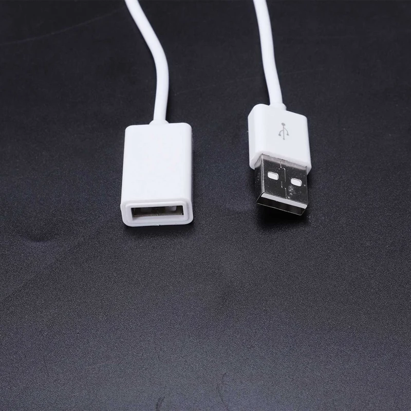 1 м-3 фута 1 м USB 2,0 папа-мама удлинитель шнура для ПК ноутбук белый