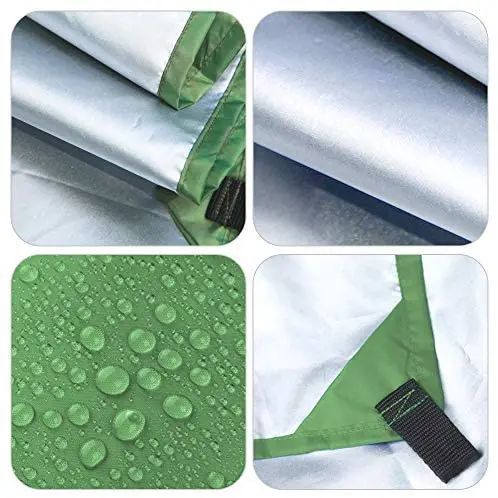 Waterproof Tarp Waterproof Tarpaulin Tarpaulin Rain Cover Ultralight Tarp Outdoor Hammock Waterproof Rain Fly Tent Tarp Lightweight Portable Ripstop Easily Fold Sun Shelter UV Protection