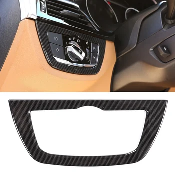 

Car Headlight Switch Button Frame Trim Cover for BMW 5 Series G30 528Li 530Li 2018 2019 Car Accessories