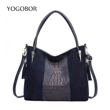 

Women's Bag Luxury High Quality Classic Crocodile Pattern Handbag Brand Designer Large Capacity Tote Bag Shoulder Messenger Bag