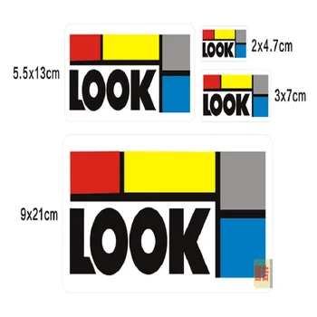 

Newest Bicycle Stickers for LOOK Bike Sticker Outdoor Mountain Riding Cycling Sticker Include 4 Piece Decals