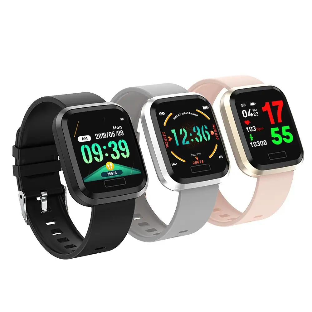 Smart Watch for Men Women with Steel Strap Waterproof Fitness Tracker Bracelet Heart Rate Monitor Blood Pressure Smartwatch