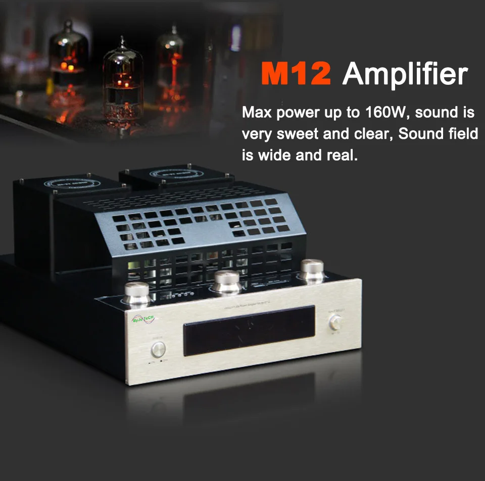 Усилитель M12 HIFI высокой мощности домашний басовый стерео усилитель Bluetooth
