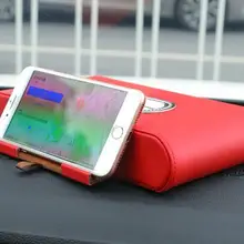 Роскошный держатель для телефона подлокотник коробка для салфеток из искусственной кожи Автомобильный держатель для салфеток держатель для хранения Коробка для автомобиля универсальное сиденье