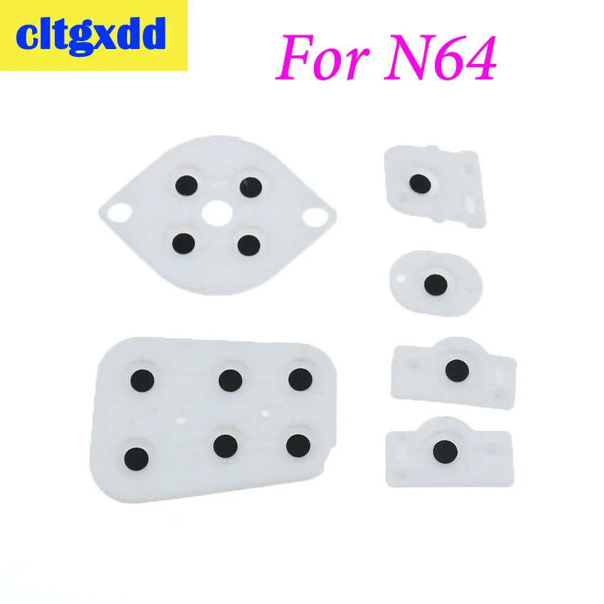 cltgxdd Conductive silicone pad Replacement Rubber Repair Parts For N64 Controller Joy Pad N 64 button Silicon | Электроника