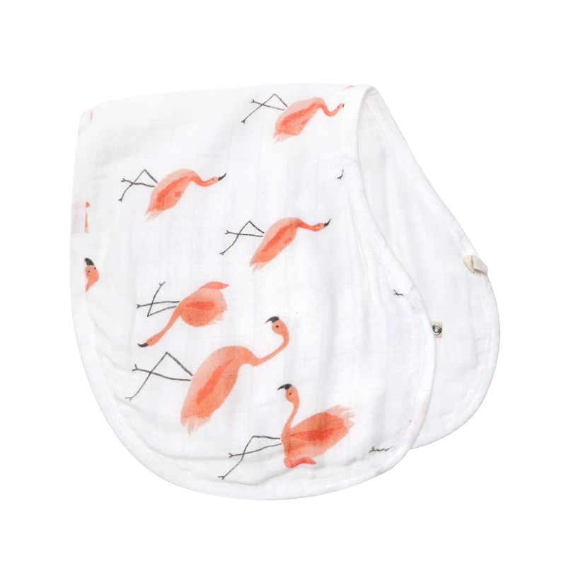 flamingos Удобный детский нагрудник для кормления Smock Burp Cloths Slabbetjes модная бандана детские нагрудники Drooling полотенце шарф детские вещи - Цвет: flamingos